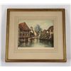 Antique European Colored Engraving