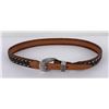 Vintage Horsehair Cowboy Belt