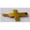 Image 4 : 10k and 22k Gold Nugget Jade Cross Alaska