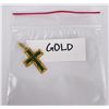 Image 6 : 10k and 22k Gold Nugget Jade Cross Alaska