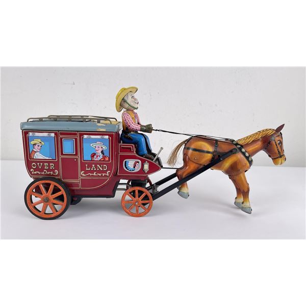 Cragstan Ichida Overland Stagecoach Toy Battery Op