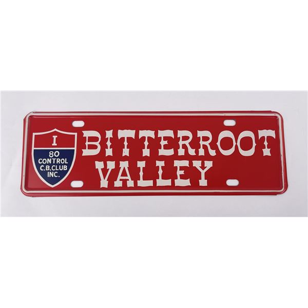 Montana Bitterroot Valley License Plate Topper #3