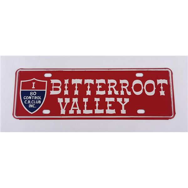 Montana Bitterroot Valley License Plate Topper #5