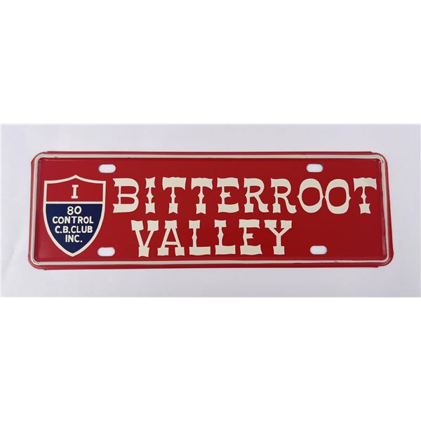 Montana Bitterroot Valley License Plate Topper #6