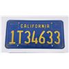 Image 2 : Pair of California Blue and Yellow License Plates