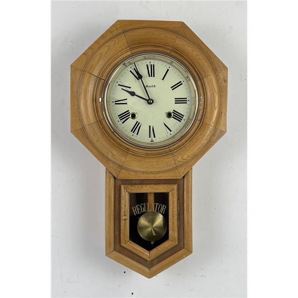 Oak Guild Regulator Clock