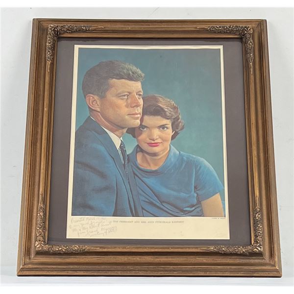 Montana Secretary of State Signed JFK Print