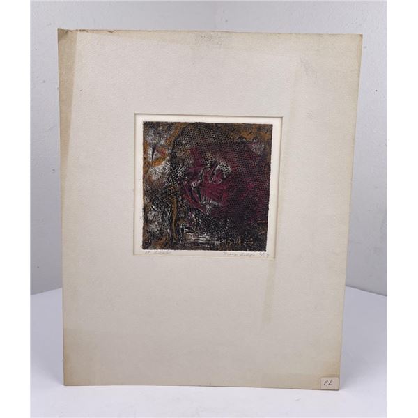 Marge Dodge Missoula Montana Woodblock Print