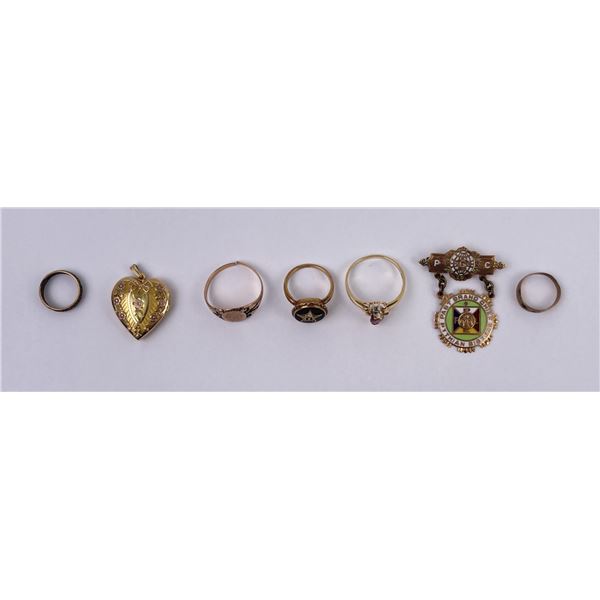 Group of 10k Gold Jewelry