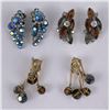 Image 1 : Vintage Rhinestone Earrings