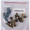 Image 4 : Vintage Rhinestone Earrings