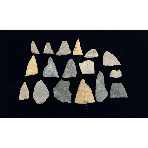 Ancient Native American Indian Arrowheads Points