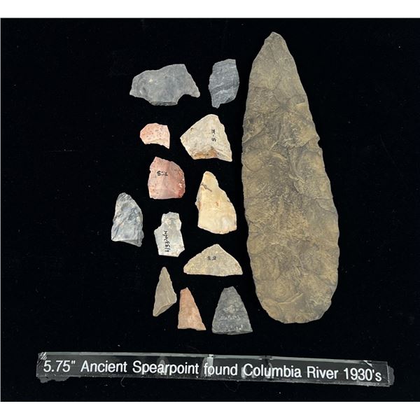 Columbia River Native American Indian Arrowheads
