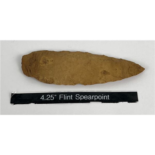 Ancient Native American Indian Flint Spearpoint