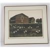 Image 1 : W. Hearst Two Barns Late Summer Print