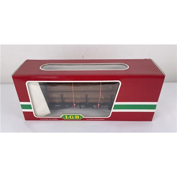 LGB Log Flat Car 6203 G Scale Rio Grande