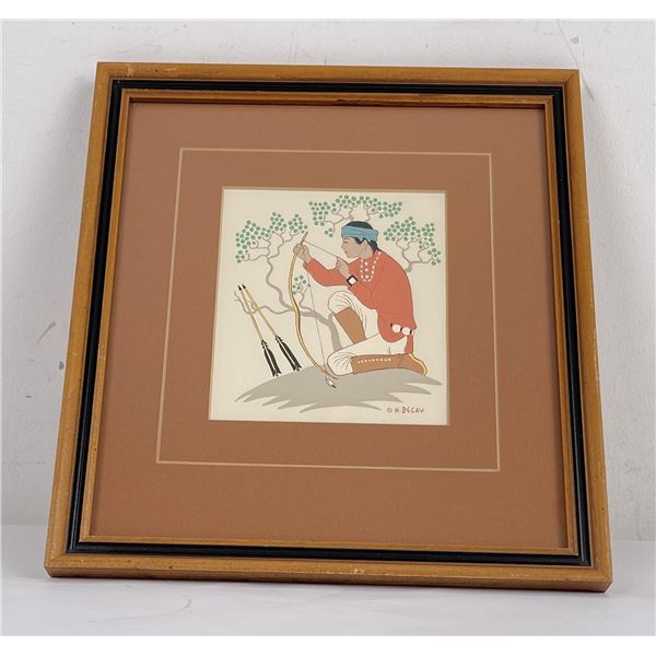 Harrison Begay Serigraph Silkscreen Print