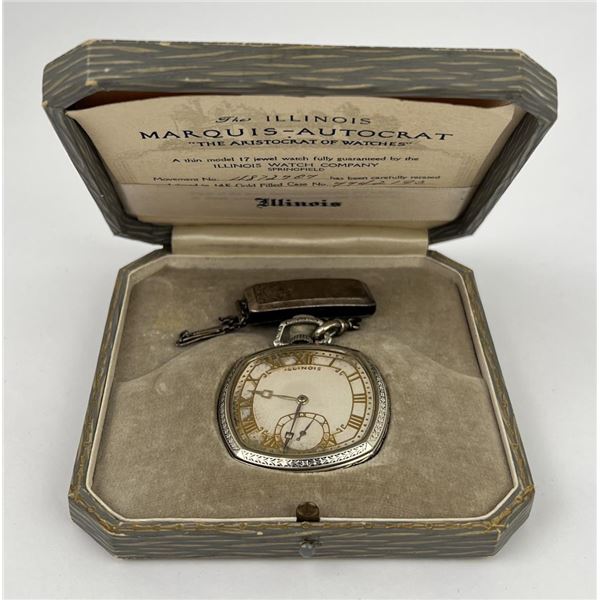 Illinois Marquis Autocrat Pocket Watch