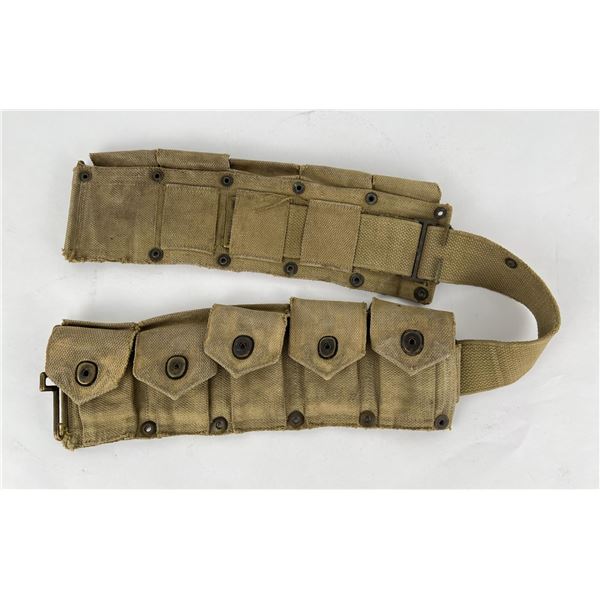WW2 M1 Garand Rifle Ammo Cartridge Belt