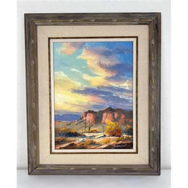 Lucien Vannerson Arizona Desert Painting