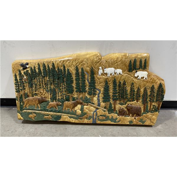 Al Andrews Montana Wood Carving Sculpture
