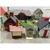 Image 7 : Lot of G Scale Train Houses and Accessories