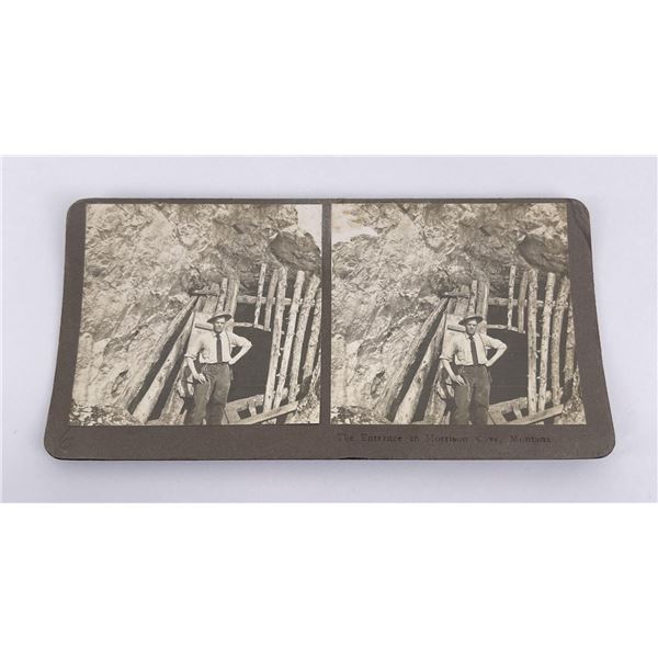 Morrison Cave Montana Stereoview