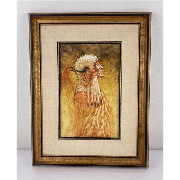 Tom Saubert Montana Indian Painting