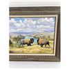 Image 3 : Elmer Sprunger Montana Buffalo Oil on Canvas