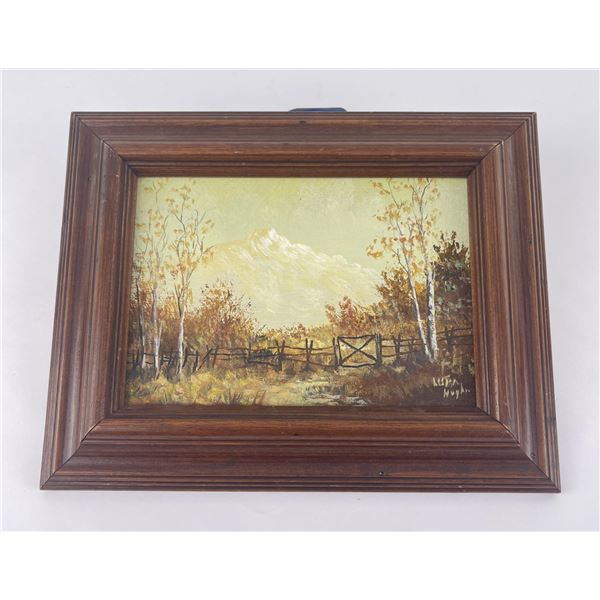 Lester Hughes Texas Oil Painting