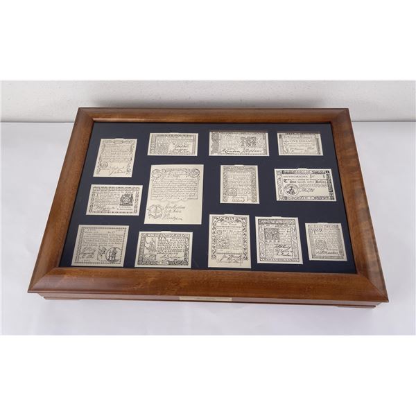 Franklin Mint Sterling Silver Colonial Currency