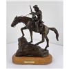 Image 1 : Bob Scriver 'Wind River Scout' Bronze Montana