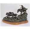 Image 4 : Bob Scriver 'Race to the Rendevous' Bronze Montana