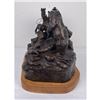 Image 3 : Bob Scriver 'When Hunters Meet' Bronze Montana