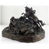 Image 1 : Bob Scriver 'Too Late for the Hawken' Bronze MT