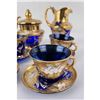 Image 6 : Bohemian Czech Painted Glass Tea Set