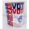 Vintage Republican Party Trash Can