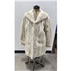 White Mink Fur Jacket Coat