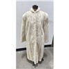 Full Length White Mink Fur Jacket