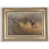 Tom Sander Montana Oil on Board Painting