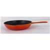 Image 1 : Vintage Le Creuset Orange Frying Pan 23