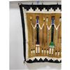 Image 2 : Navajo Indian Yei 5 Figure Dancer Rug
