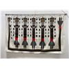 Navajo Indian 6 Figure Yei Dancer Rug