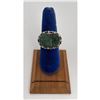 Image 1 : Sterling Silver Rough Malachite Ring