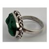 Image 2 : Sterling Silver Rough Malachite Ring