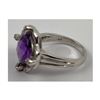 Image 2 : Sterling Silver Amethyst Ring