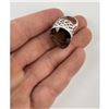 Image 4 : Sterling Silver Faceted Smokey Quartz Ring