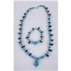 Image 2 : Southwest Lapis Lazuli Howlite Necklace Bracelet