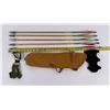 Image 10 : Leather Quiver and Wood Arrows