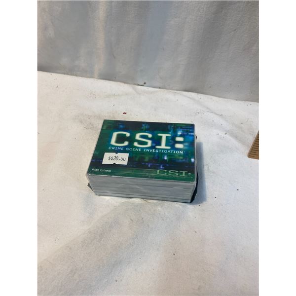 CSI trading cards